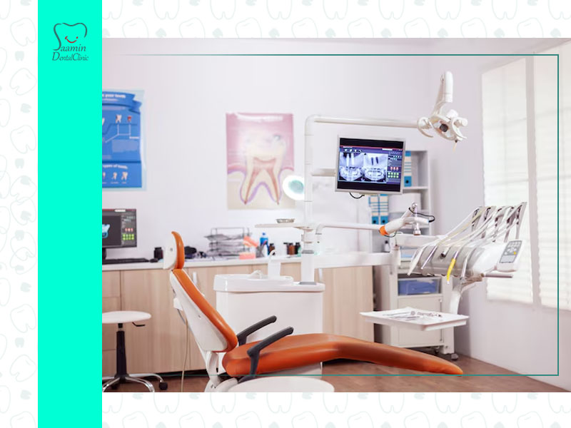 تصویری از تجهیزات پیشرفته کلینیک دندان پزشکی سامین
