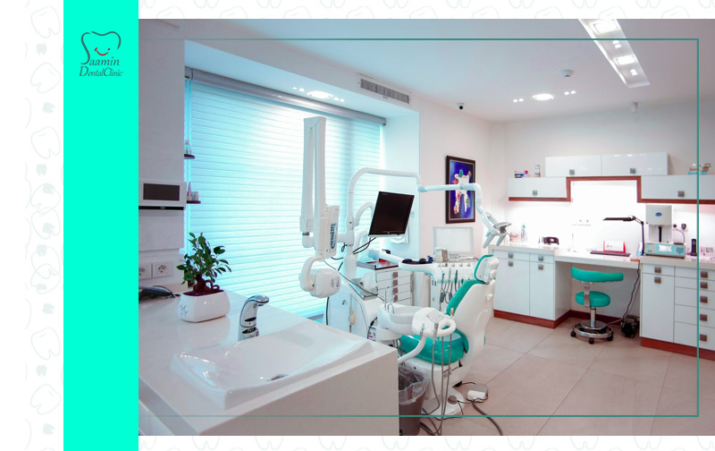 تصویری از محیط و تجهیزات پیشرفته مدرن کلینیک دندان پزشکی سامین