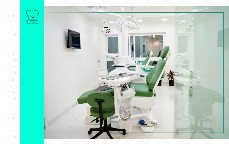 تصویری از محیط و تجهیزات پیشرفته مدرن کلینیک دندان پزشکی سامین